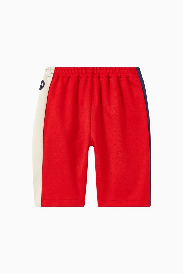 

Interlocking G Shorts in Jersey, Red