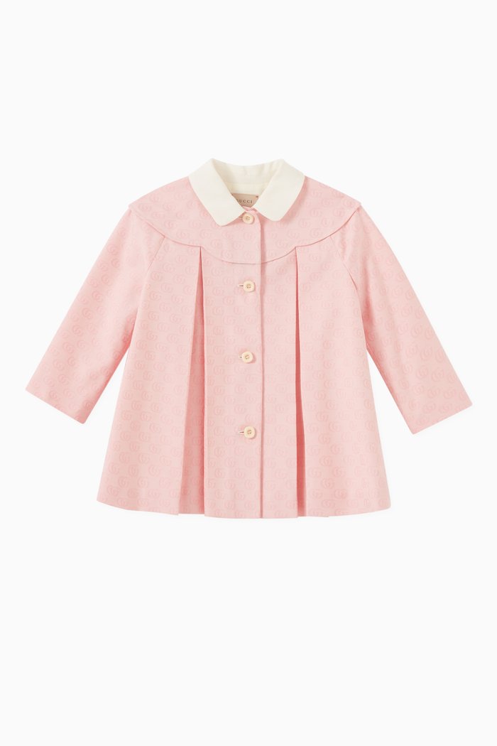 

Double G Coat in Cotton, Pink