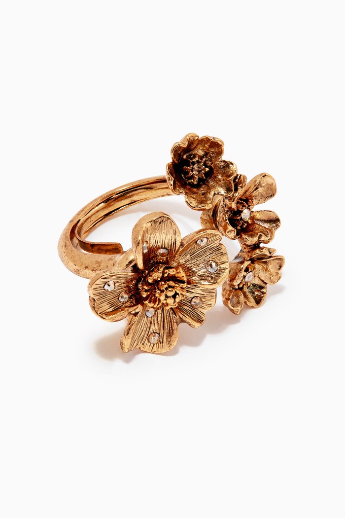 

Floral Ring, Gold