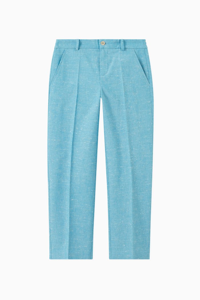 

Double G Trousers in Canvas, Blue
