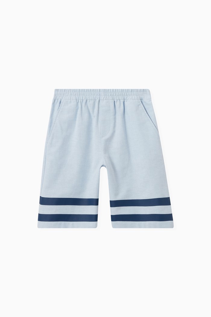 

'Gucci' Bermuda Shorts in Oxford Cotton, Blue