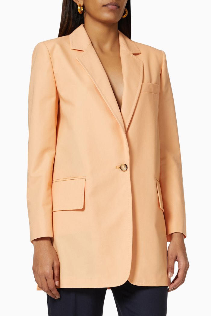 

Marsala Blazer in Cotton, Pink