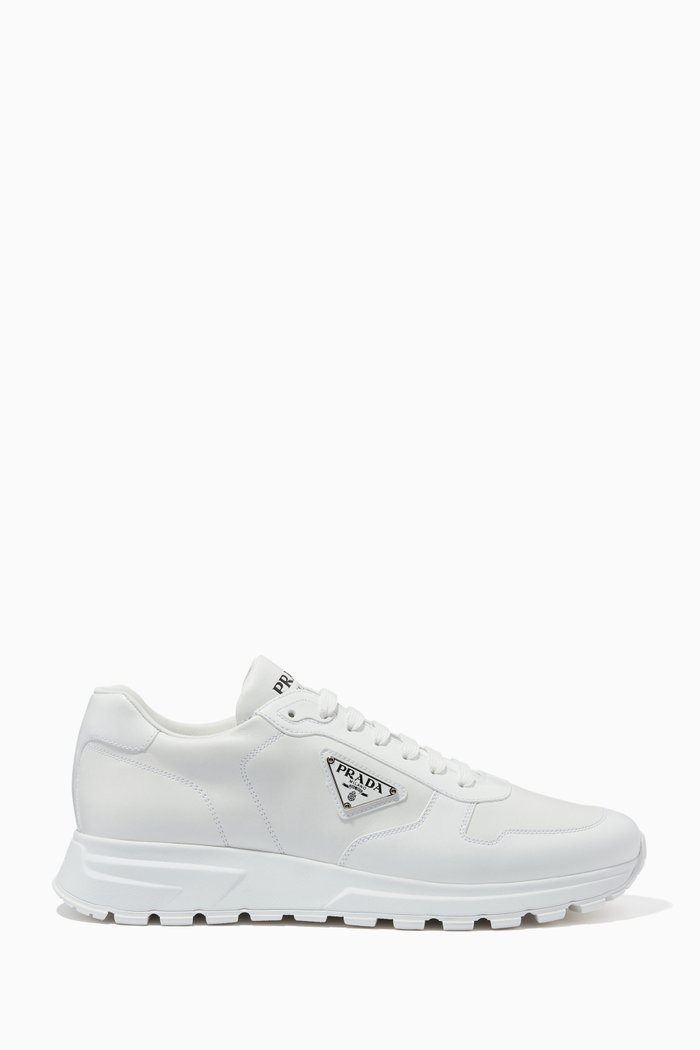

PRAX 01 Sneakers in Nylon Gabardine, White