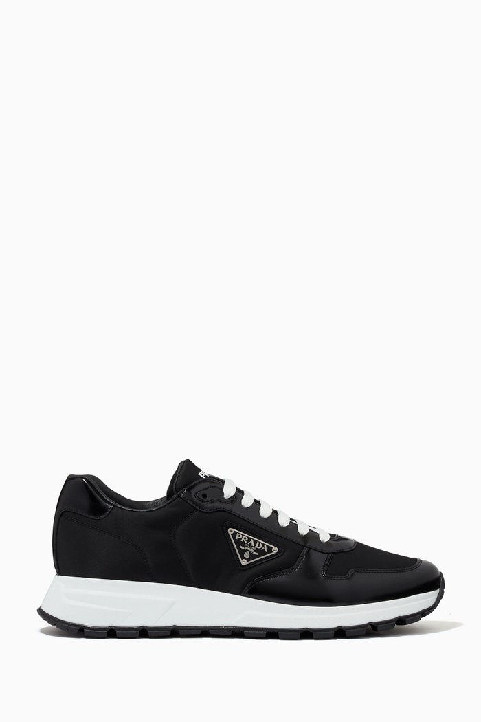 

PRAX 01 Sneakers in Nylon Gabardine, Black