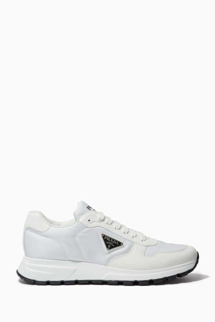 

PRAX 01 Sneakers in Nylon Gabardine, White