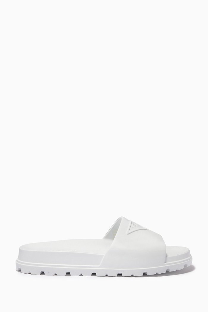 

Logo Soft Slides in Rubber, White