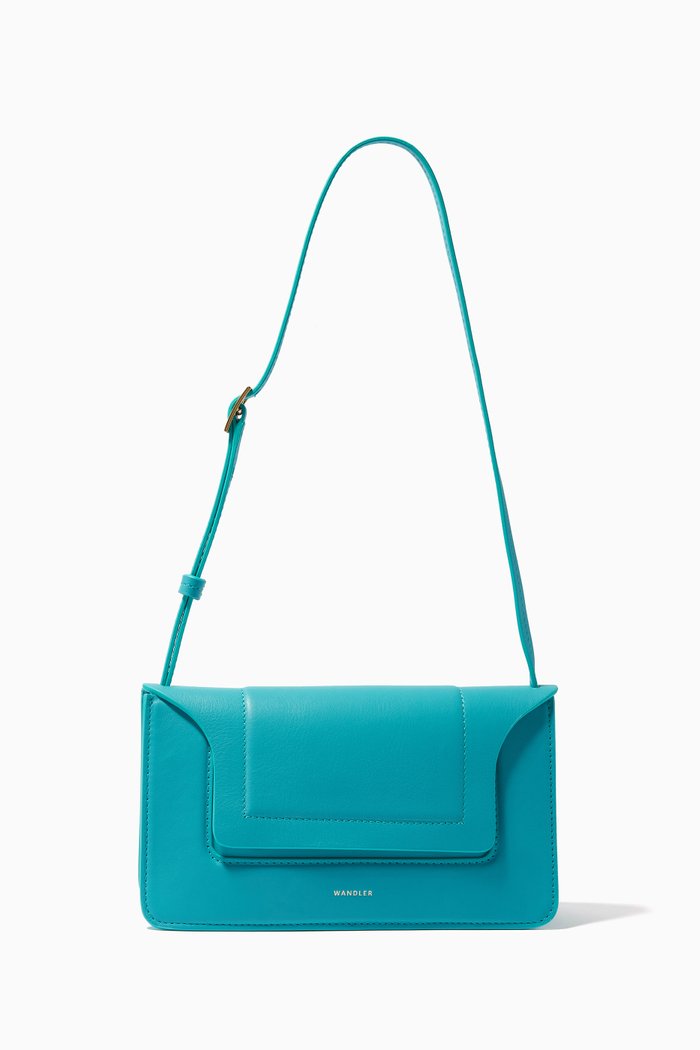 

Penelope Mini Bag in Smooth Leather, Blue