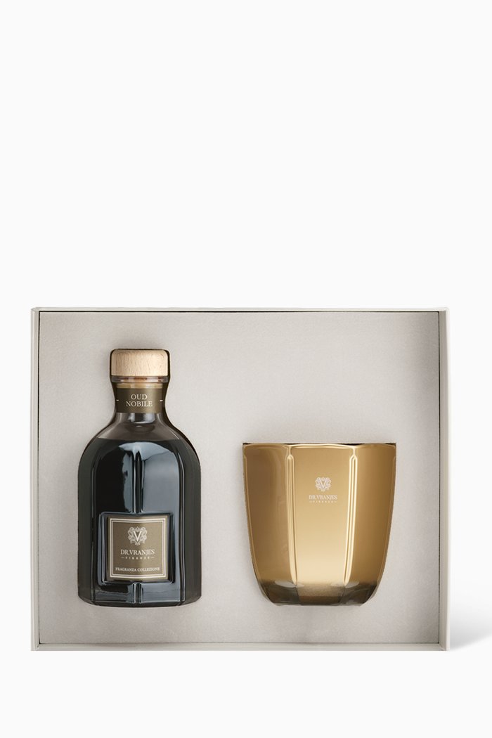 

Oud Nobile Diffuser & Candle Set, Colourless
