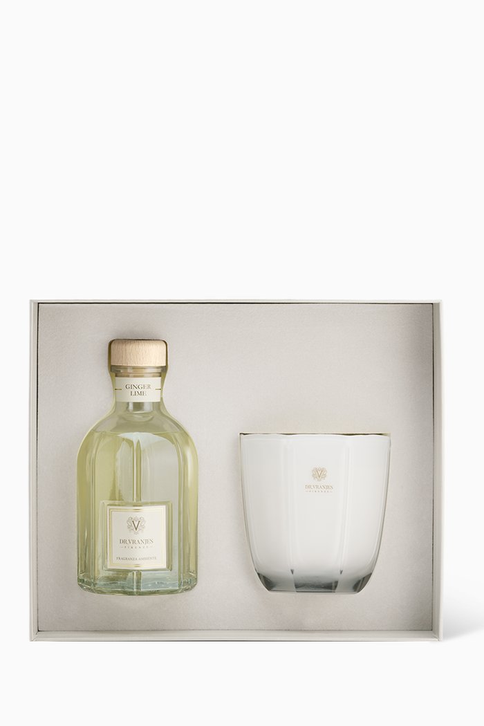 

Ginger Lime Diffuser & Candle Set, Colourless