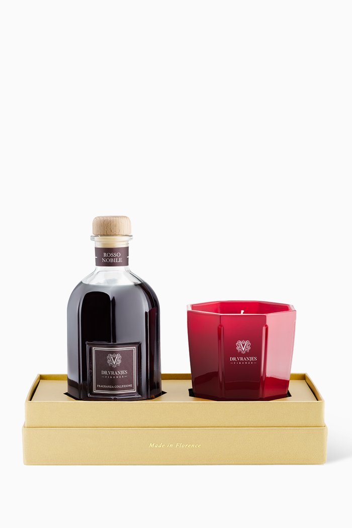 

Rosso Nobile Diffuser & Candle Holiday Gift Set Large, Multicolour