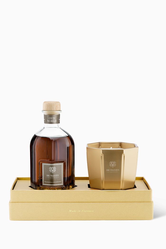 

Oud Nobile Diffuser and Candle Holiday Gift Set, Large, Multicolour