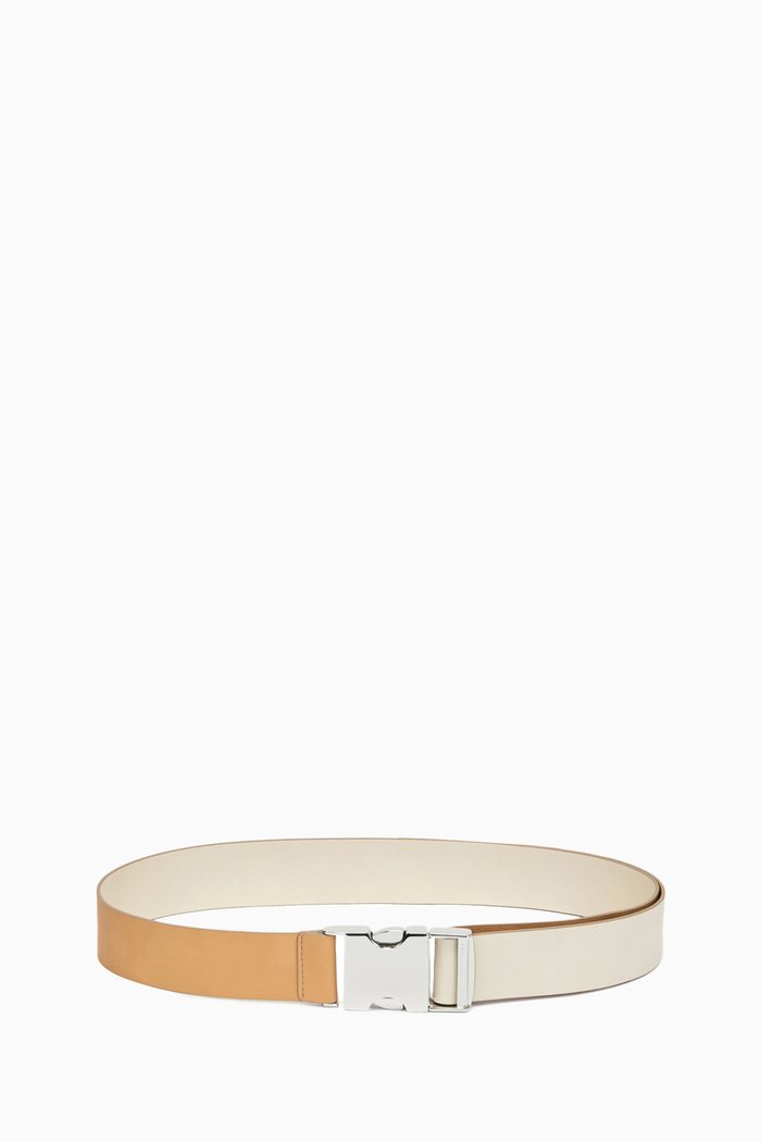 

Abissale Belt in Leather, White
