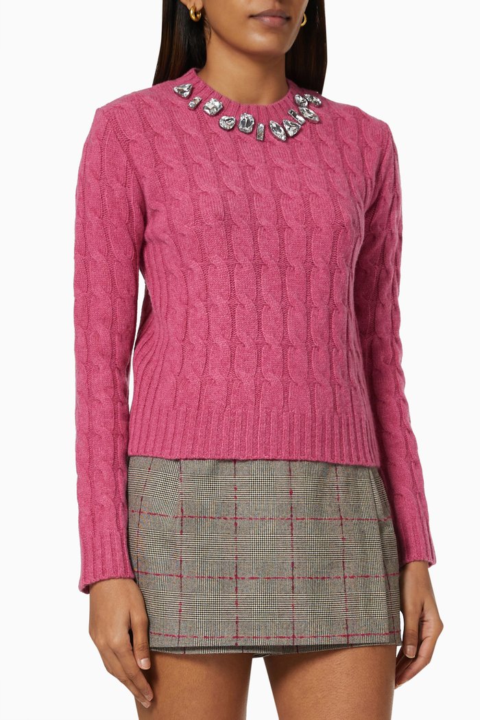 

Sceriffo Sweater in Wool Jersey, Pink