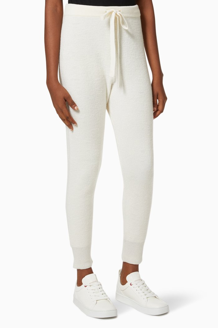 Scappato Sweatpants in Cotton, White