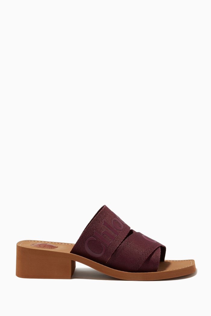 

Woody Mules in Canvas, Purple
