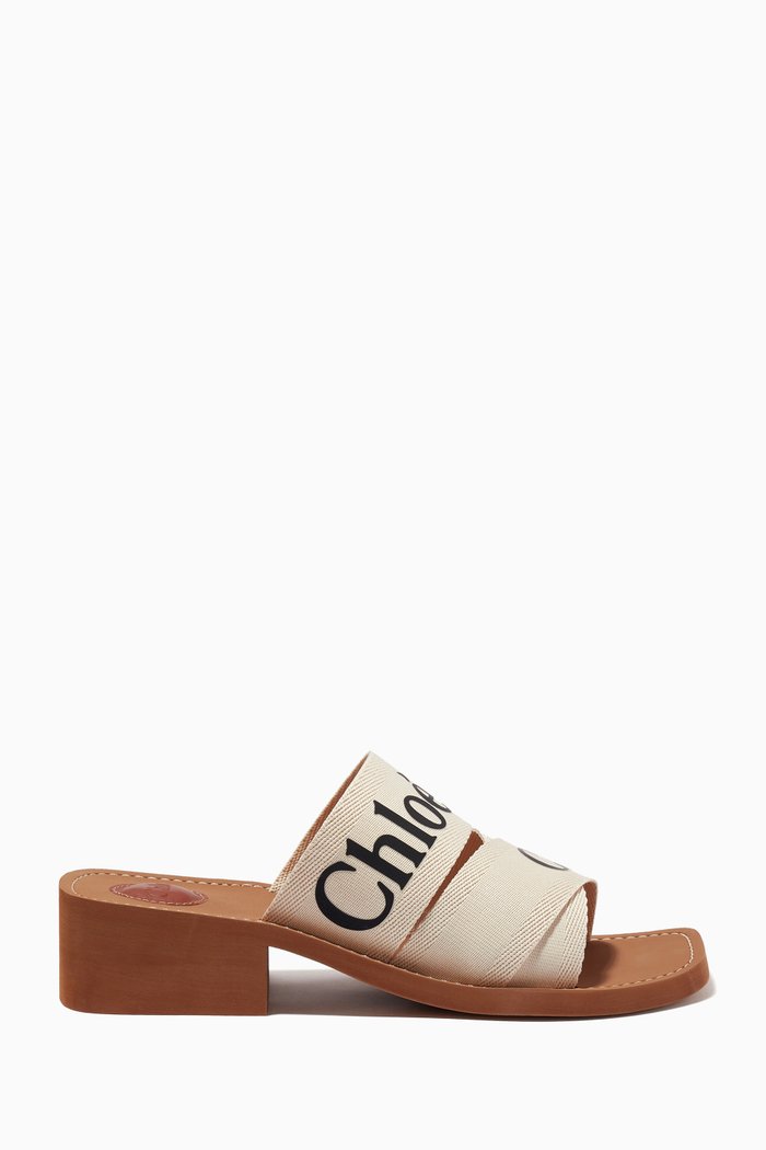 

Woody Mules in Canvas, White