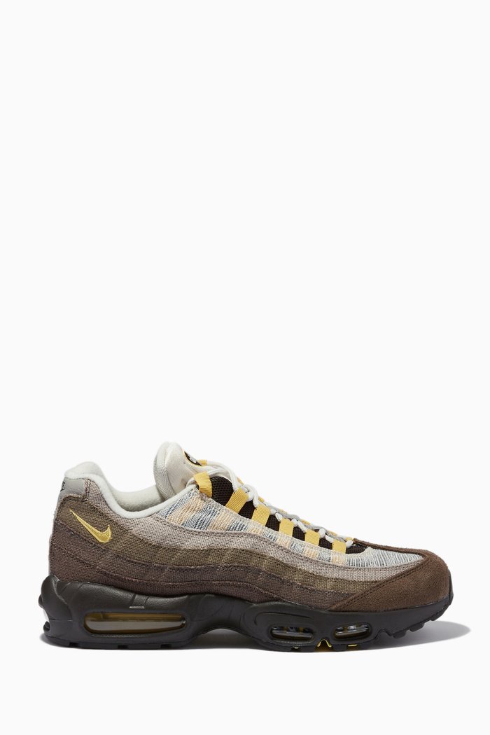 

Air Max 95 NH Sneakers in Textile & Suede, Grey