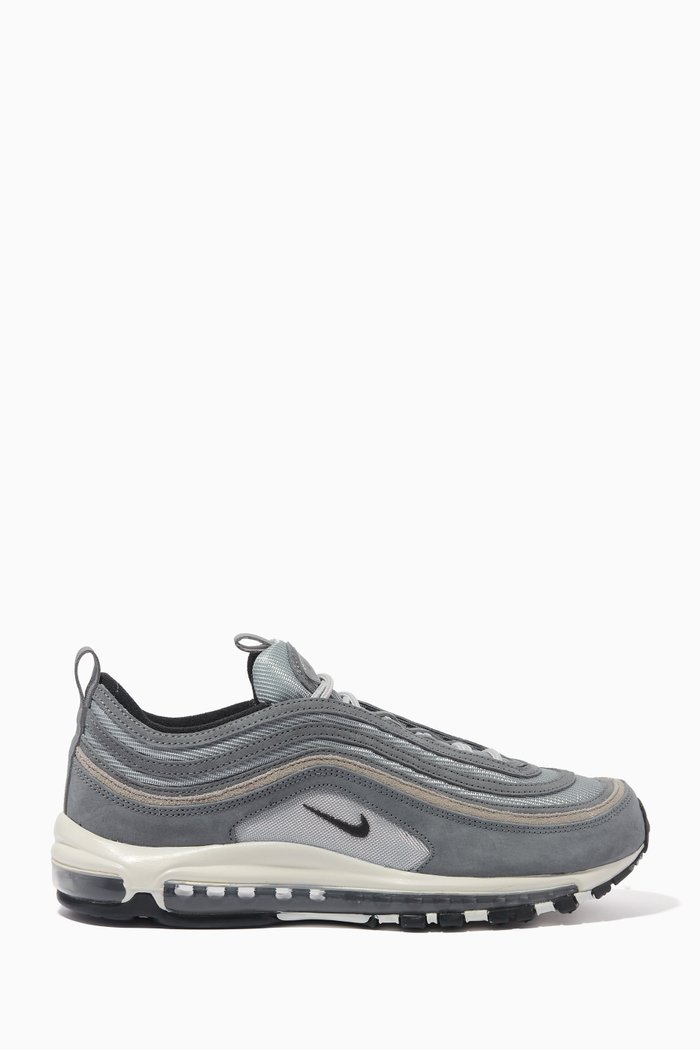 

Air Max 97 Sneakers in Suede & Mesh, Grey