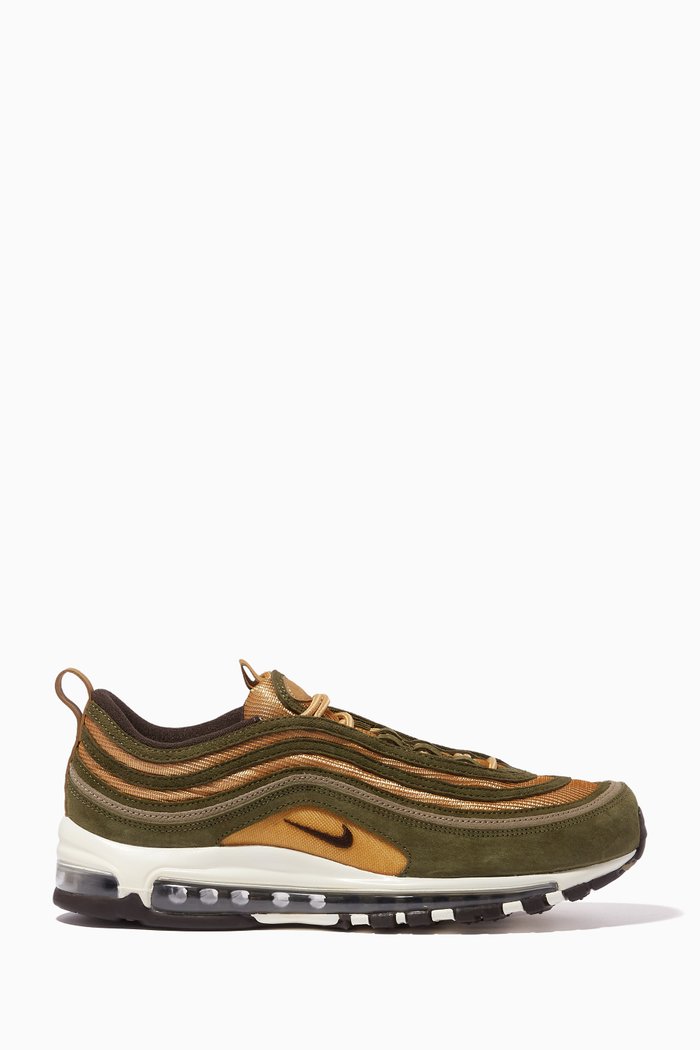 

Air Max 97 Sneakers in Suede & Mesh, Multicolour