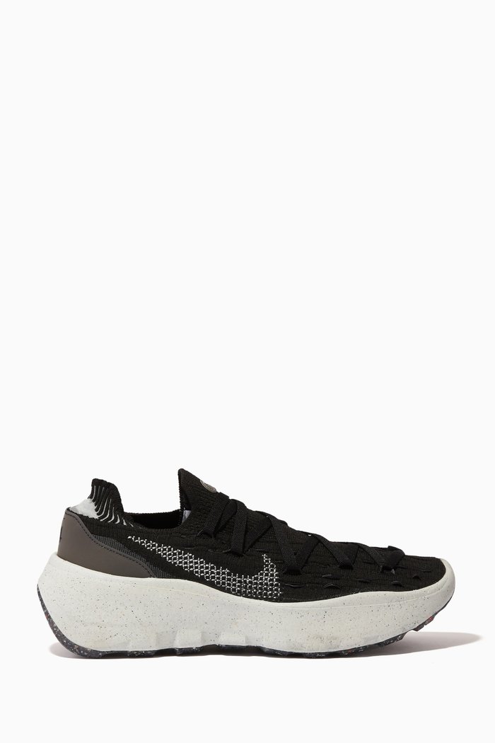 

Space Hippie 04 Sneakers in Recycled Nylon, Black