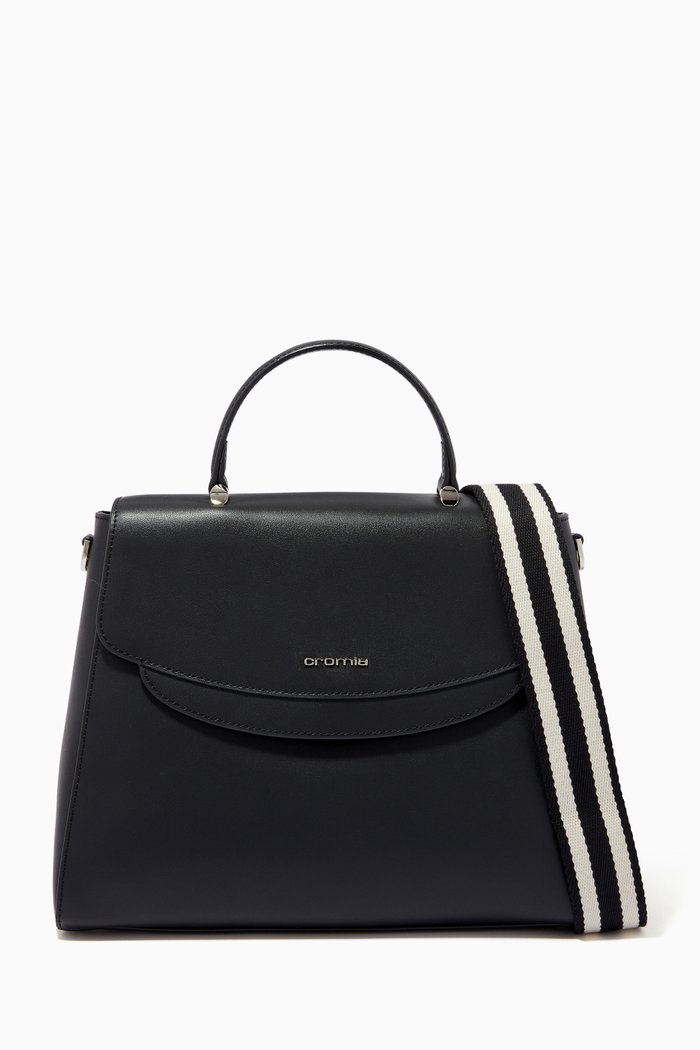 

Perla 2009 Satchel in Calfskin, Black