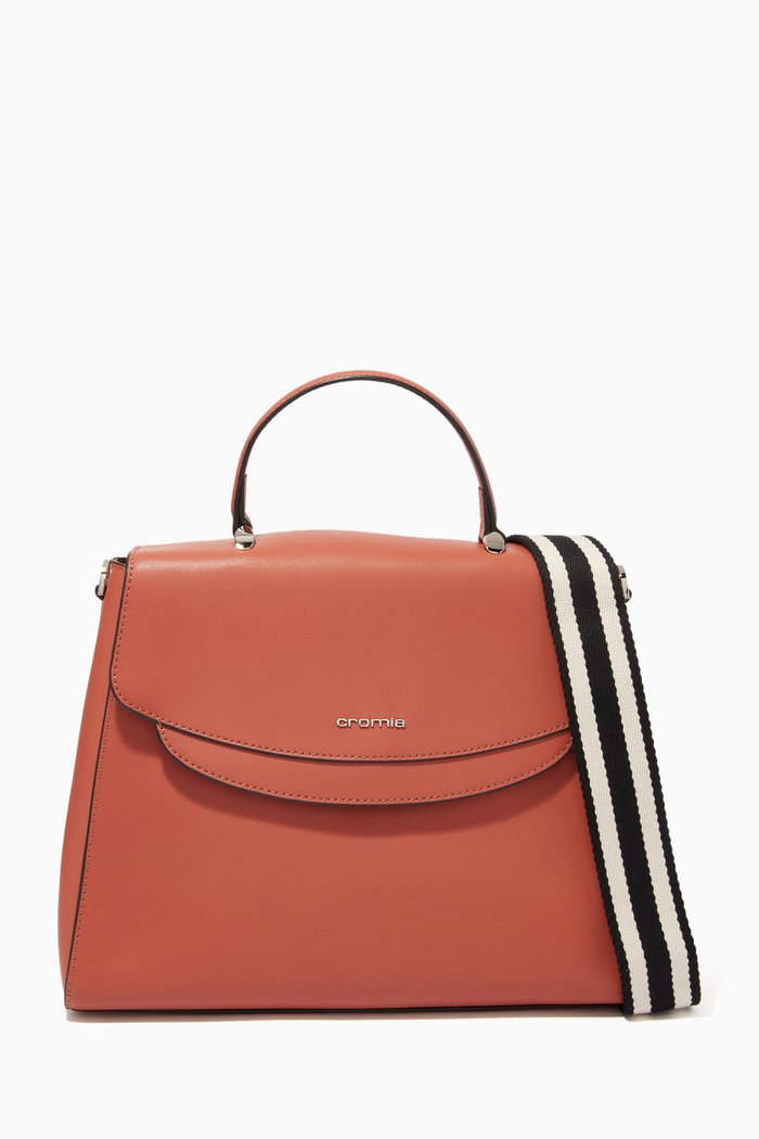 

Perla 2009 Satchel in Calfskin, Brown