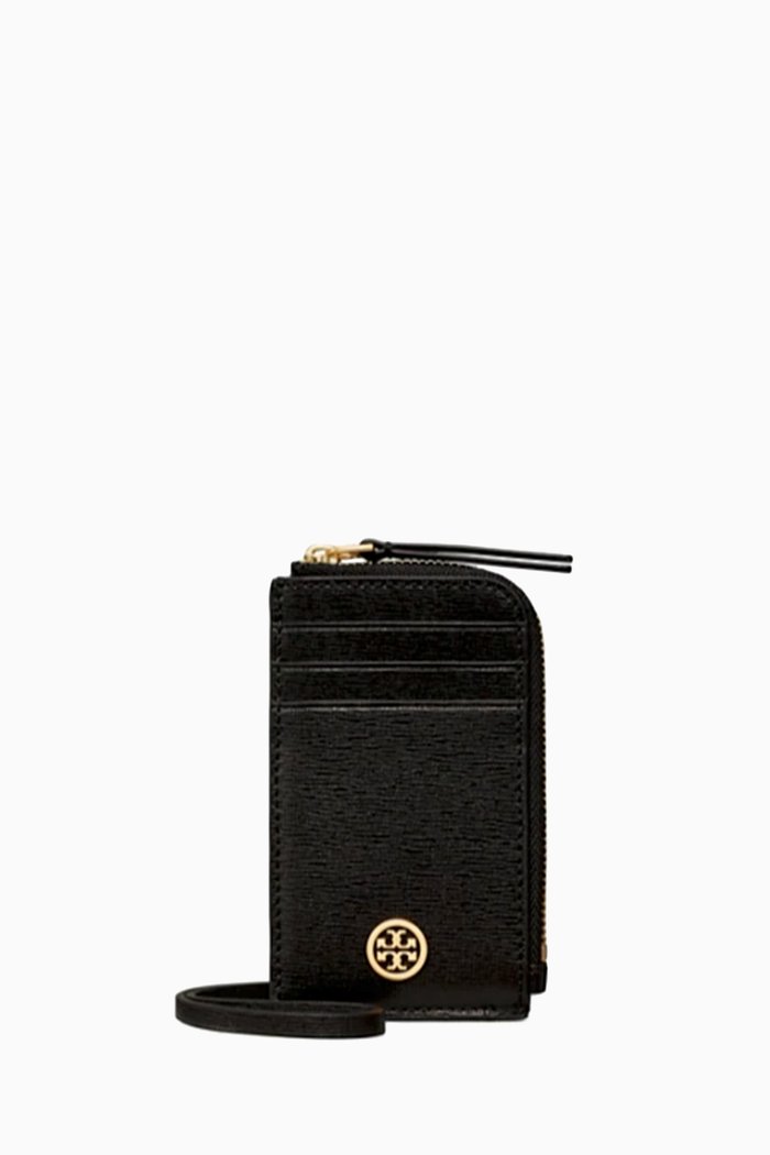 

Robinson Lanyard in Leather, Black