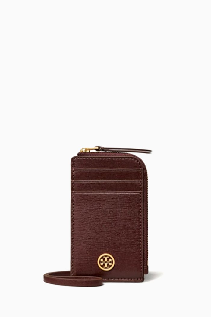 

Robinson Lanyard in Leather, Burgundy