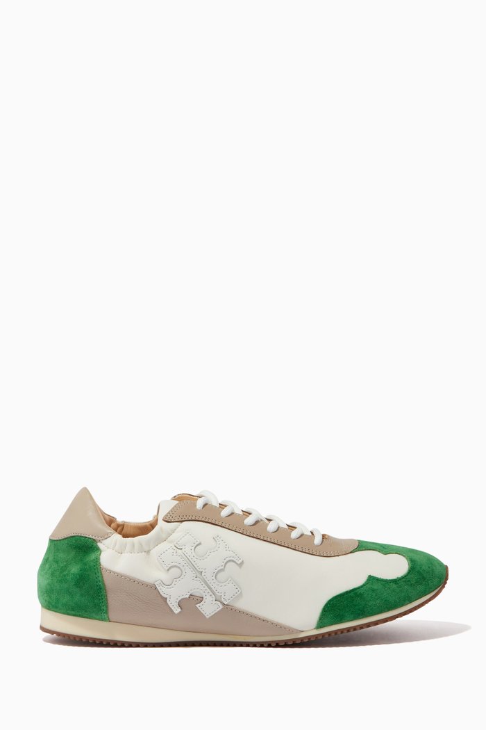 

Tory Sneakers in Leather, Green