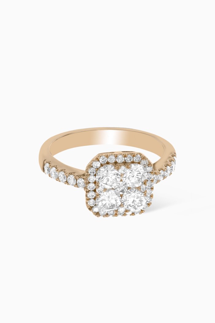 

Stellarosa Signature Ring in 18kt Yellow Gold