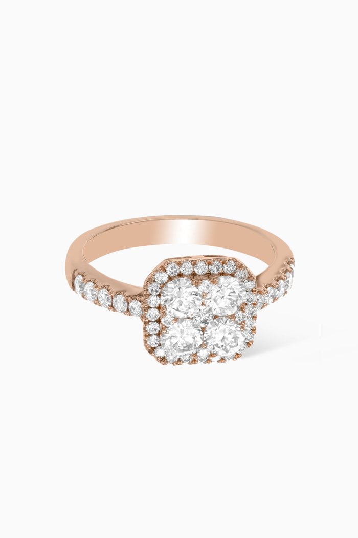 

Stellarosa Signature Ring in 18kt Rose Gold
