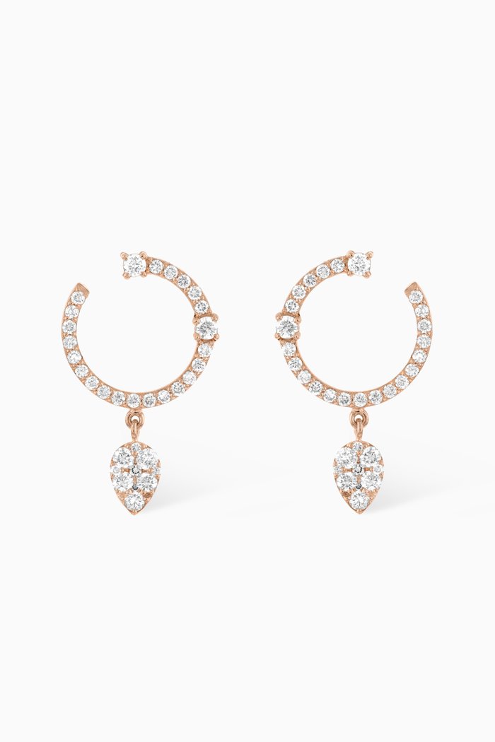 

Stellarosa Drop Earrings in 18kt Rose Gold