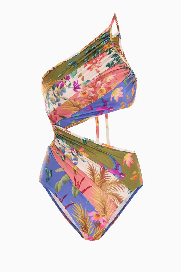 

Tropicana Spliced One Piece Swimsuit, Multicolour