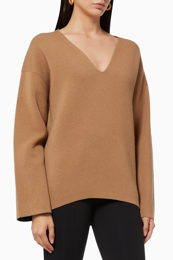 

Reversible Sweater in Cashmere, Neutral