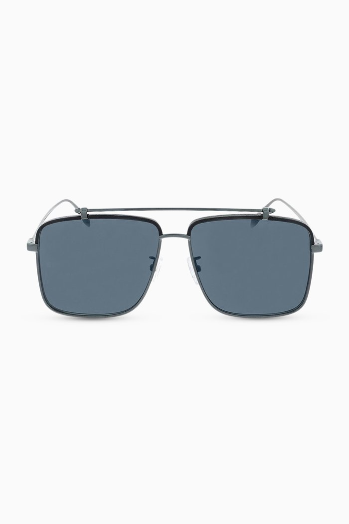 

Pilot Sunglasses in Metal, Grey