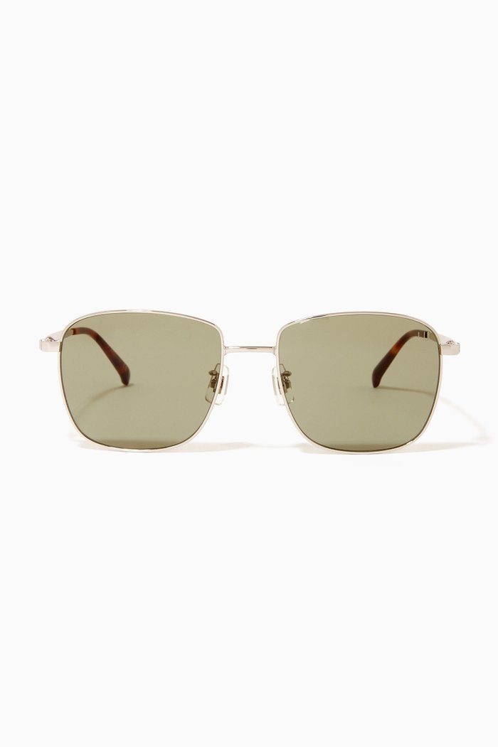 

58 Square Sunglasses in Metal, Silver