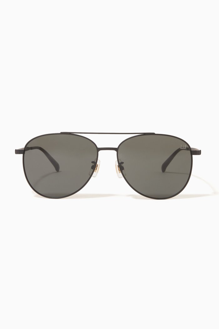 

59 Aviator Sunglasses in Metal, Black
