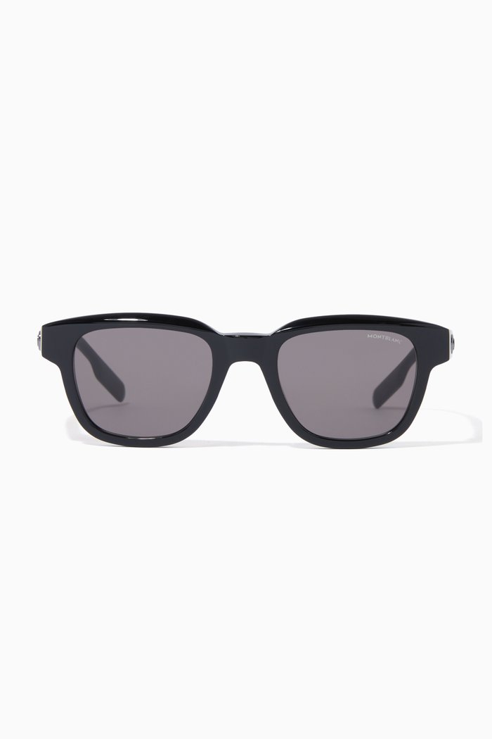 

Square Sunglasses in Acetate, Black