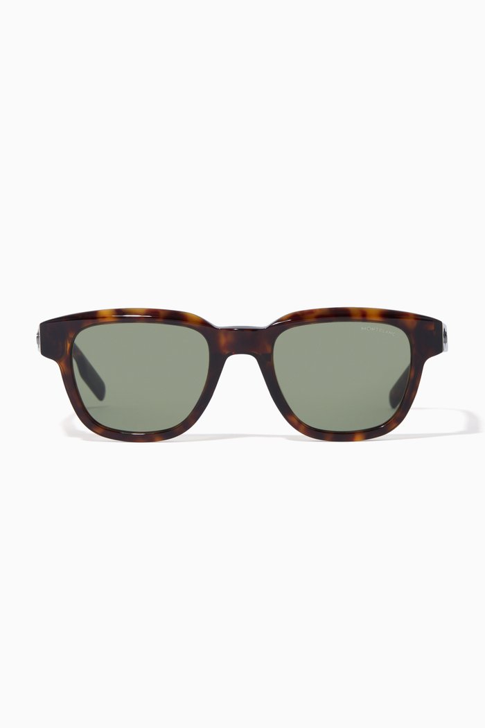 Square Sunglasses in Acetate, Brown