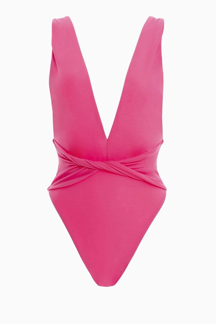 

Ellis Twist Front Swimsuit, Pink
