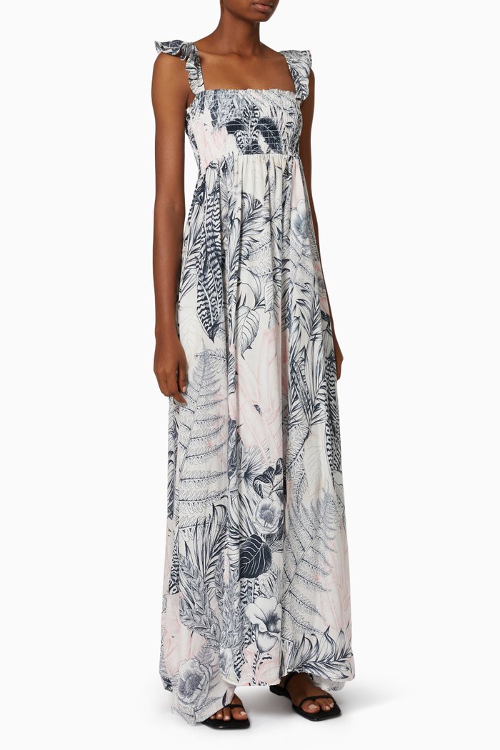 

Leandra Dress in Lyocell, Blue