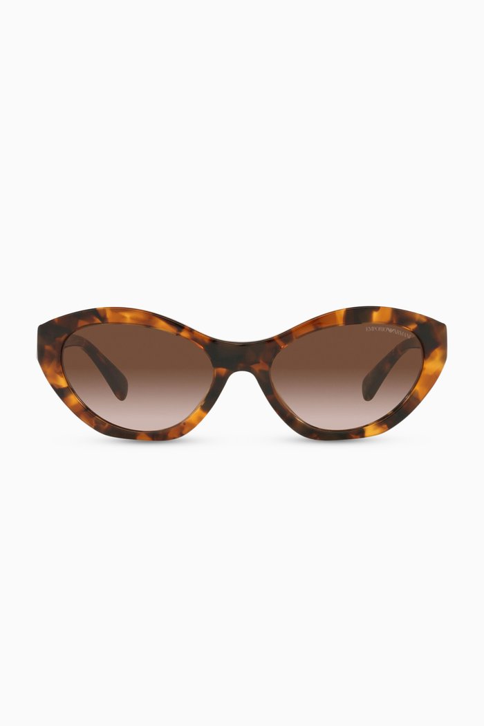 

Cat Eye Sunglasses in Acetate, Brown