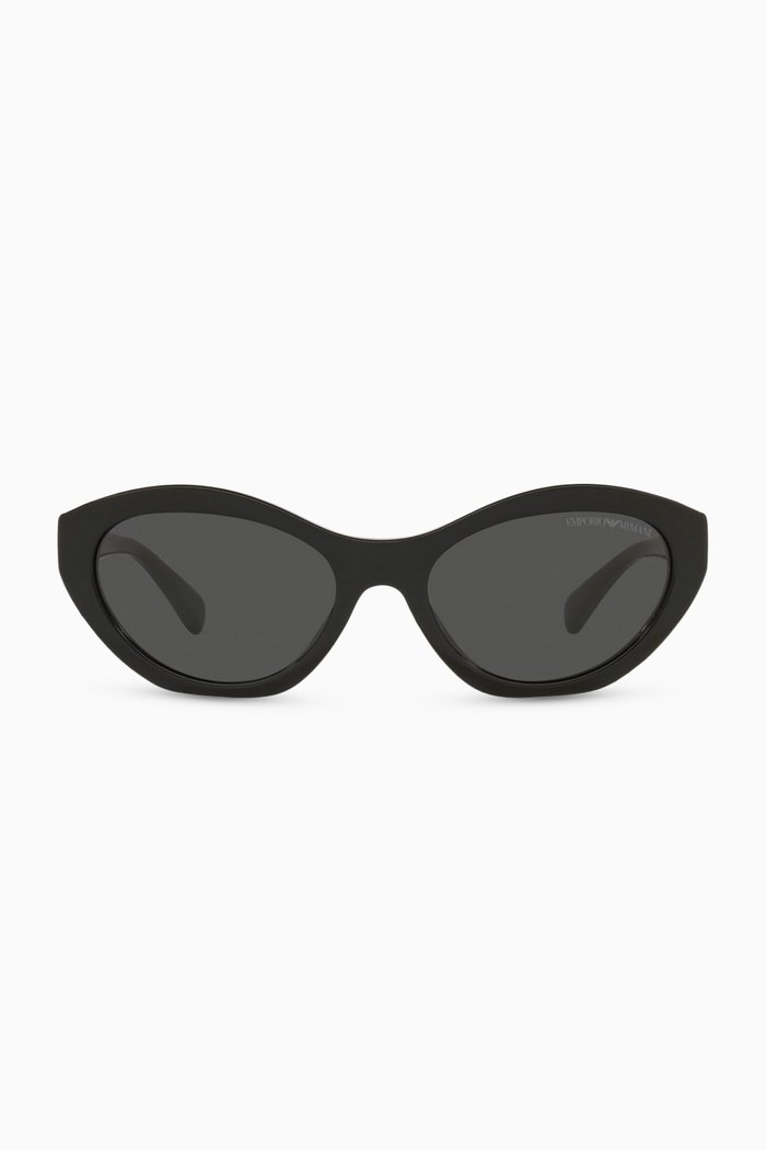 

Cat Eye Sunglasses in Acetate, Grey