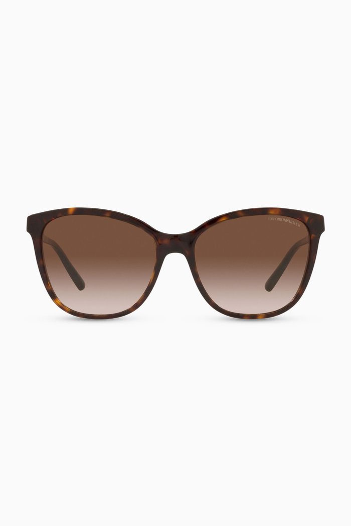 

D-frame sunglasses in Acetate, Brown