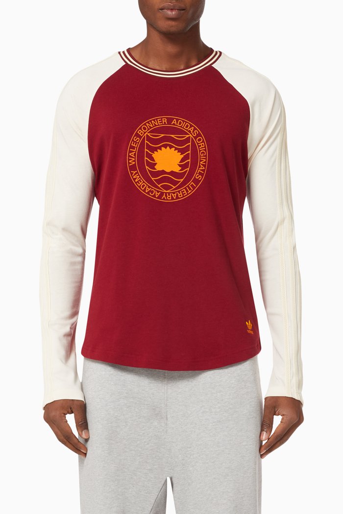 

Wales Bonner Graphic T-shirt in Jersey, Red