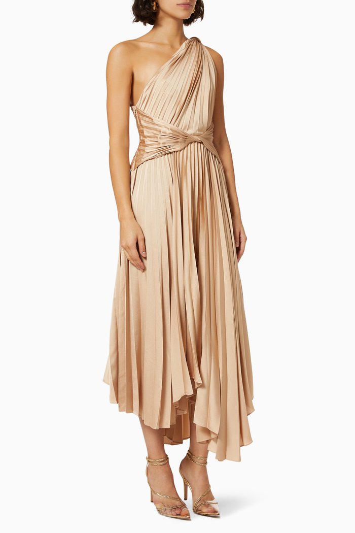 

Kalora Dress in Satin, Neutral