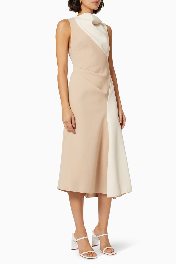 

Cambray Two Tone Dress, Neutral