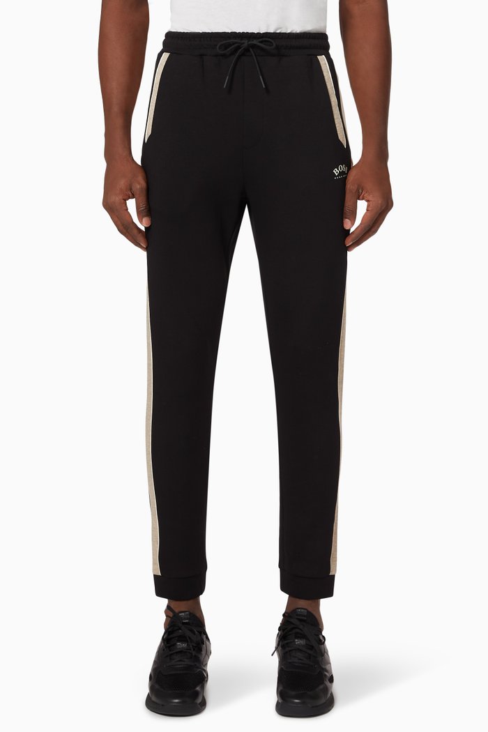 

Hadiko 1 Sweatpants in Stretch Cotton, Black