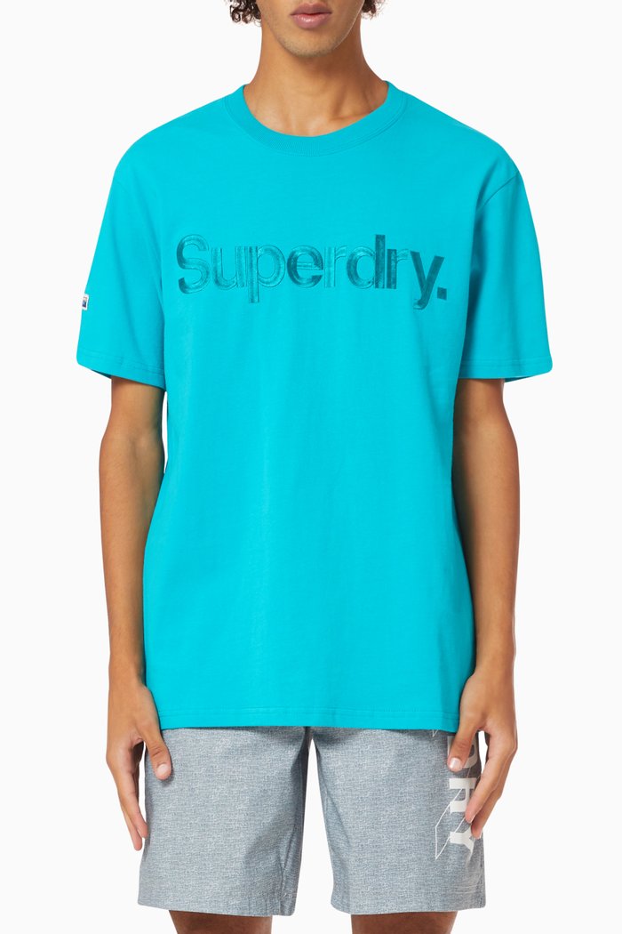 

Core Logo T-shirt in Cotton Jersey, Green