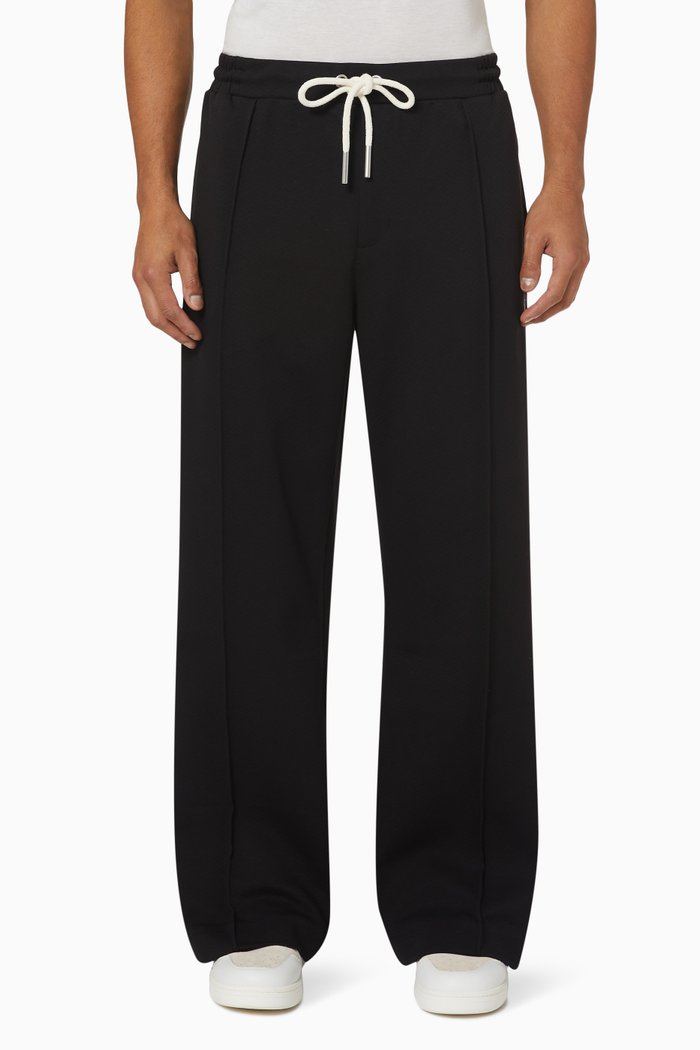 

Puma X Ami Wide Pants in Cotton Blend, Black